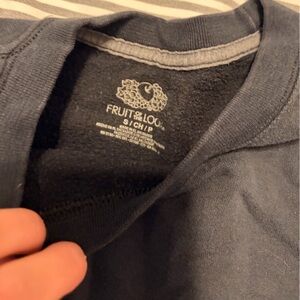 Fruit of the Loom Black Crewneck